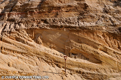 Silica Sand - West Heath Quarry (2015) (c) Cuesta Consulting Ltd